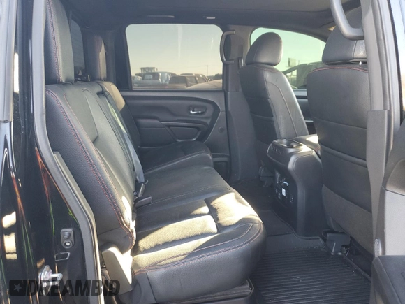 2024 Nissan Titan Pro-4X with VIN 1N6AA1ED5RN101017, listed as a Copart auction lot 43777785 with 30,489 mi miles and Salvage title. Bid and sale history available at DreamBid. Image 10.