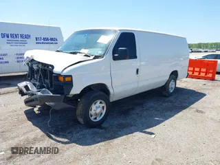 2008 Ford Econoline Cargo Commercial with VIN 1FTNS24W88DA75141, listed as a IAAI auction lot 41974472 with 188,618 mi miles. Bid and sale history available at carsss.com. Image 2.