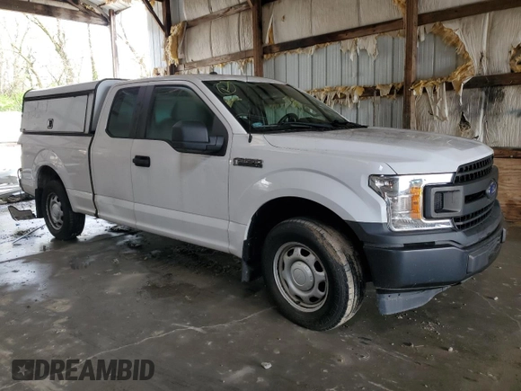 2018 Ford F-150 XL with VIN 1FTEX1CB7JKE81942, listed as a Copart auction lot 49666835 with 128,571 mi miles and Clean Title. Bid and sale history available at carsss.com. Image 4.