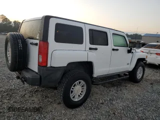 2007 Hummer H3 SUV with VIN 5GTDN13E078177927, listed as a Copart auction lot 75009904 with 127,160 mi miles and Salvage Title. Bid and sale history available at carsss.com. Image 3.