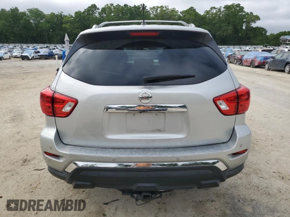 2017 Nissan Pathfinder SV z VIN 5N1DR2MN2HC639897, wystawiony jako Copart lot #52294365 z przebiegiem 168 435 mil mil oraz Szkoda całkowita • Salvage title. Historia ofert i sprzedaży dostępna na DreamBid. Obrazek 6.