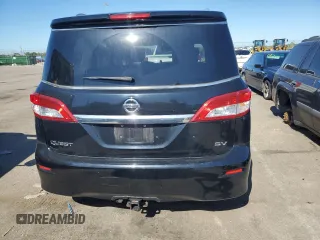2016 Nissan Quest SV with VIN JN8AE2KP3G9154224, listed as a Copart auction lot 66784823 with 94,476 mi miles and . Bid and sale history available at DreamBid. Image 6.