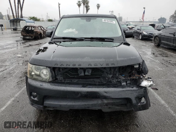 2012 Land Rover Range Rover Sport HSE Lux z VIN SALSK2D47CA755679, wystawiony jako Copart lot #48164395 z przebiegiem 96 856 mil mil oraz Szkody całkowita. Historia ofert i sprzedaży dostępna na DreamBid. Obrazek 5.