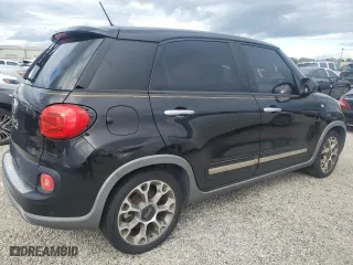 2014 FIAT 500L Trekking with VIN ZFBCFADH7EZ015764, listed as a Copart auction lot 73965314 with 0 mi miles and Salvage Title. Bid and sale history available at carsss.com. Image 3.