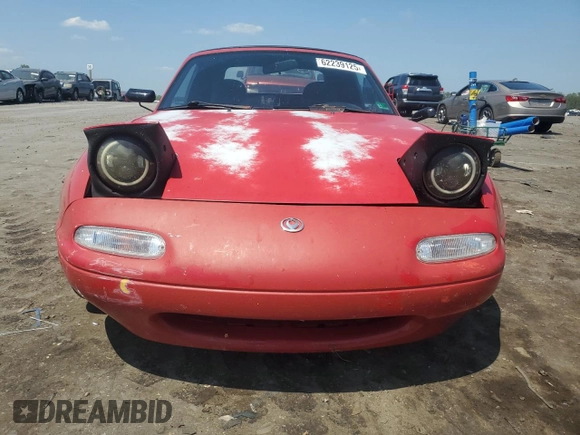 1993 Mazda MX-5 Miata z VIN JM1NA3511P0406871, wystawiony jako Copart lot #62239125 z przebiegiem 217 379 mil mil oraz Szkoda całkowita • Salvage title. Historia ofert i sprzedaży dostępna na DreamBid. Obrazek 5.