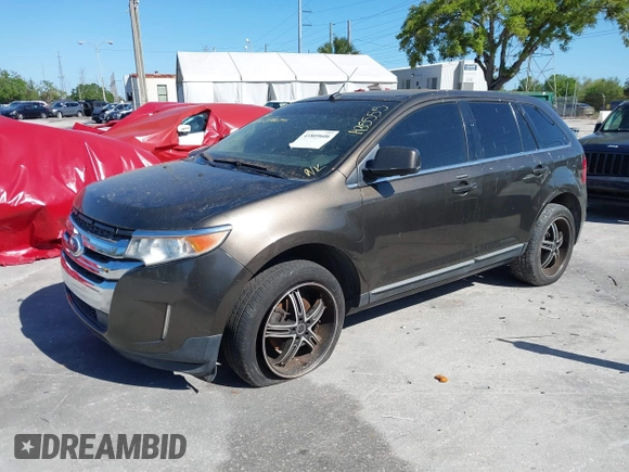 2011 Ford Edge Limited with VIN 2FMDK3KC7BBA35555, listed as a IAAI auction lot 41809606 with 179,822 mi miles. Bid and sale history available at carsss.com. Image 2.