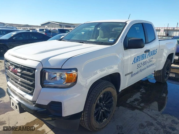 2022 GMC Canyon 2WD Elevation Standard with VIN 1GTH5BENXN1203614, listed as a IAAI auction lot 41403013 with 53,473 mi miles. Bid and sale history available at carsss.com. Image 2.