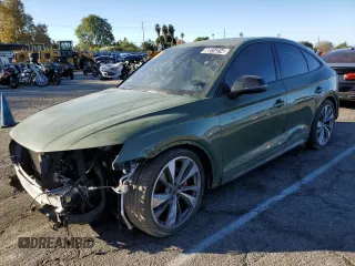 2021 Audi SQ5 Sportback Prestige with VIN WA134AFY1M2091675, listed as a Copart auction lot 80514314 with Not provided miles and Salvage title. Bid and sale history available at DreamBid. Image 1.
