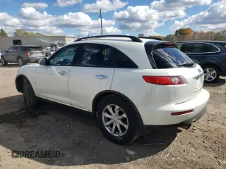 2006 Infiniti FX35 with VIN JNRAS08W26X206234, listed as a Copart auction lot 76210074 with 182,067 mi miles and Salvage Title. Bid and sale history available at carsss.com. Image 2.