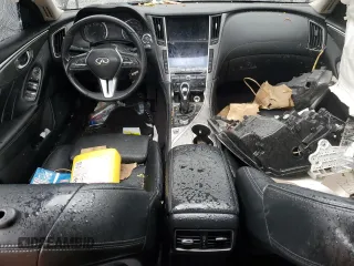 2020 Infiniti Q50 Pure with VIN JN1EV7ARXLM252478, listed as a Copart auction lot 46797865 with Not provided miles and Salvage title. Bid and sale history available at DreamBid. Image 8.