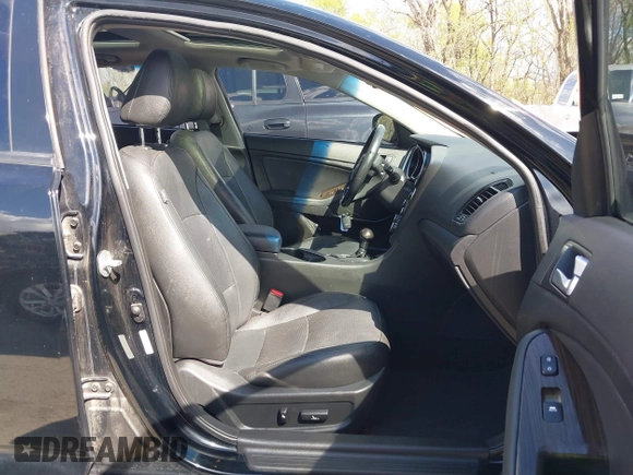 2015 Kia Optima EX with VIN 5XXGN4A79FG502953, listed as a IAAI auction lot 42009927 with 144,284 mi miles and . Bid and sale history available at DreamBid. Image 5.