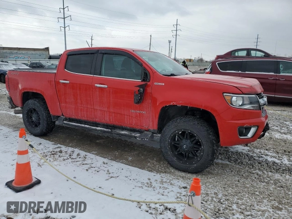 2017 Chevrolet Colorado 4WD LT with VIN 1GCPTCE1XH1223094, listed as a Copart auction lot 46211925 with 117,314 mi miles and Salvage title. Bid and sale history available at DreamBid. Image 4.