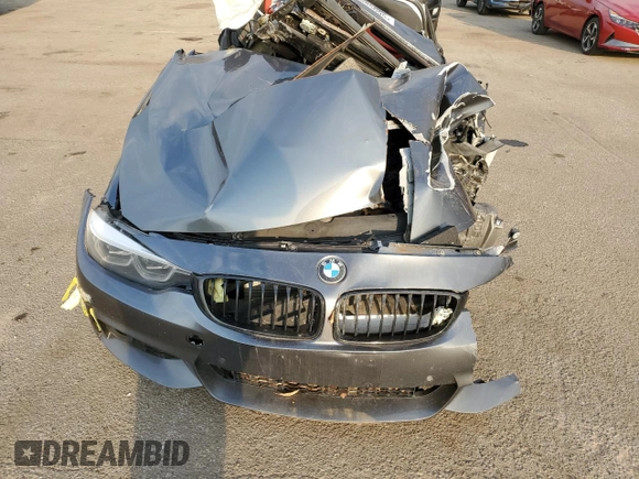 2018 BMW 4 Series 430i xDrive with VIN WBA4W5C51JAA49675, listed as a Copart auction lot 45585095 with Not provided miles and Salvage title. Bid and sale history available at DreamBid. Image 11.