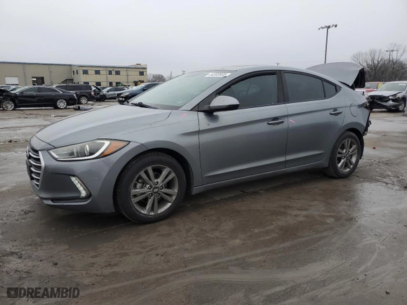 2018 Hyundai Elantra GL with VIN KMHD84LF1JU723962, listed as a Copart auction lot 44303805 with 95,127 mi miles and Salvage Title. Bid and sale history available at carsss.com. Image 1.