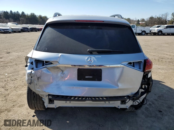 2022 Mercedes-Benz GLE 350 with VIN 4JGFB4KB9NA830600, listed as a Copart auction lot 46502195 with 43,251 mi miles and Salvage title. Bid and sale history available at DreamBid. Image 6.