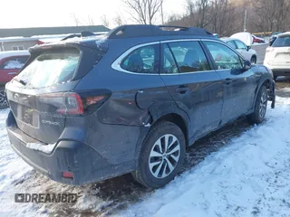 2025 Subaru Outback with VIN 4S4BTAAC5S3151766, listed as a IAAI auction lot 41314988 with 1,654 mi miles. Bid and sale history available at carsss.com. Image 4.