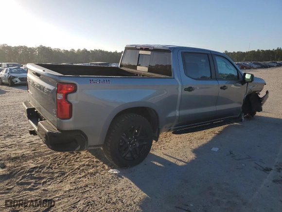 2024 Chevrolet Silverado 1500 LT Trail Boss with VIN 3GCUDFELXRG257798, listed as a Copart auction lot 76945754 with 4,290 mi miles and Salvage Title. Bid and sale history available at carsss.com. Image 3.