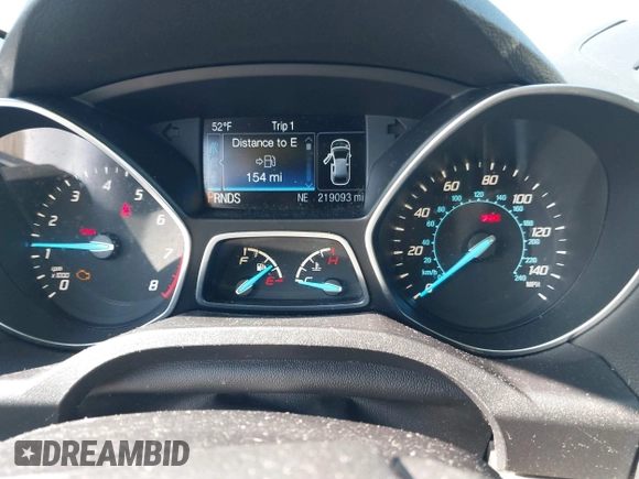 2013 Ford Escape SEL with VIN 1FMCU9HX5DUC58726, listed as a IAAI auction lot 41766493 with 219,093 mi miles. Bid and sale history available at carsss.com. Image 7.
