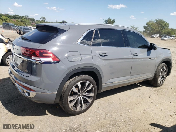 2021 Volkswagen Atlas Cross Sport 3.6L V6 SEL Premium R-Line with VIN 1V2FE2CA5MC219468, listed as a Copart auction lot 67595223 with 27,133 mi miles. Bid and sale history available at carsss.com. Image 3.
