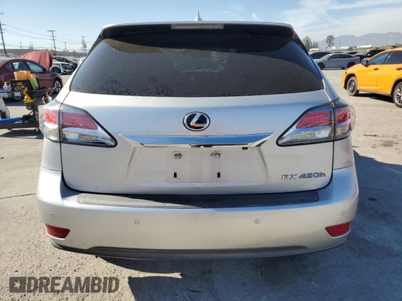 2015 Lexus RX 450h with VIN 2T2ZB1BA6FC002813, listed as a Copart auction lot 50337565 with 107,365 mi miles and Salvage Title. Bid and sale history available at DreamBid. Image 6.
