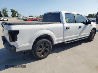 2018 Ford F-150 XL with VIN 1FTFW1E58JFA47293, listed as a Copart auction lot 53405735 with 201,840 mi miles and Clean Title. Bid and sale history available at carsss.com. Image 3.