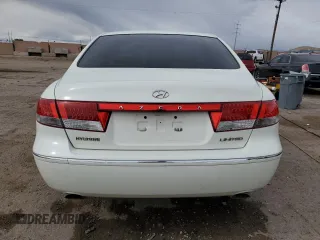 2006 Hyundai Azera SE with VIN KMHFC46F66A056611, listed as a Copart auction lot 55468615 with 138,582 mi miles and Salvage title. Bid and sale history available at DreamBid. Image 6.