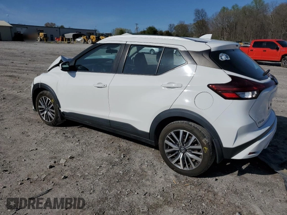 2021 Nissan Kicks SV with VIN 3N1CP5CV4ML493965, listed as a Copart auction lot 51389945 with 43,960 mi miles and Salvage Title. Bid and sale history available at DreamBid. Image 2.