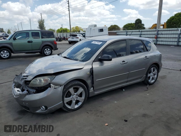 2005 Mazda 3 s with VIN JM1BK343051338251, listed as a Copart auction lot 54321465 with 106,183 mi miles and Salvage Title. Bid and sale history available at DreamBid. Image 1.