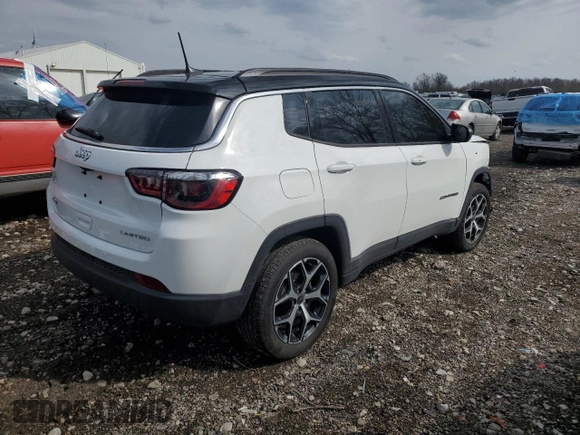 2025 Jeep Compass Limited with VIN 3C4NJDCN5ST535008, listed as a Copart auction lot 51478075 with 370 mi miles and Salvage title. Bid and sale history available at DreamBid. Image 3.