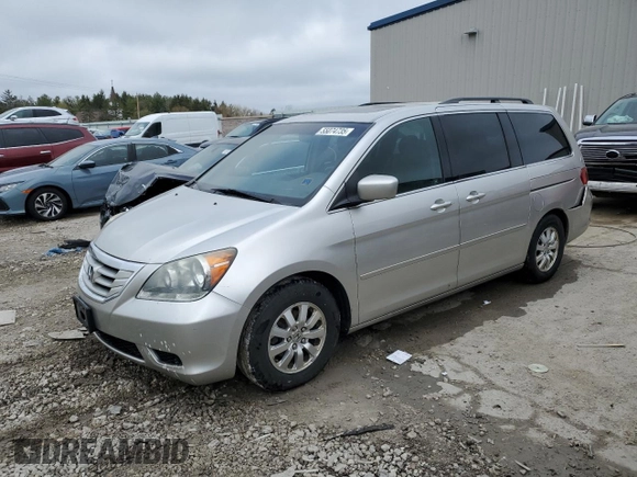 2008 Honda Odyssey EX-L with VIN 5FNRL38608B002157, listed as a Copart auction lot 55074735 with 205,611 mi miles and Non Repairable. Bid and sale history available at DreamBid. Image 1.