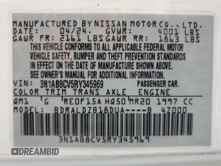 2024 Nissan Sentra SV with VIN 3N1AB8CV5RY345969, listed as a Copart auction lot 55138285 with 24,661 mi miles and Clean Title. Bid and sale history available at carsss.com. Image 12.