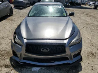 2014 Infiniti Q50 Sport with VIN JN1BV7APXEM687358, listed as a Copart auction lot 52028215 with 109,855 mi miles and Salvage Title. Bid and sale history available at DreamBid. Image 5.