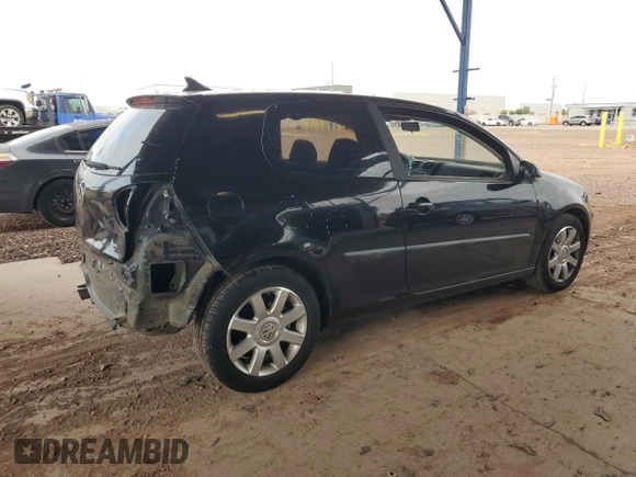 2008 Volkswagen Rabbit S with VIN WVWAA71K98W097752, listed as a Copart auction lot 47844695 with 124,036 mi miles and Salvage title. Bid and sale history available at DreamBid. Image 3.
