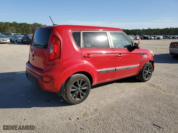 2013 Kia Soul + with VIN KNDJT2A62D7591486, listed as a Copart auction lot 48293085 with 163,254 mi miles and Salvage Title. Bid and sale history available at carsss.com. Image 3.