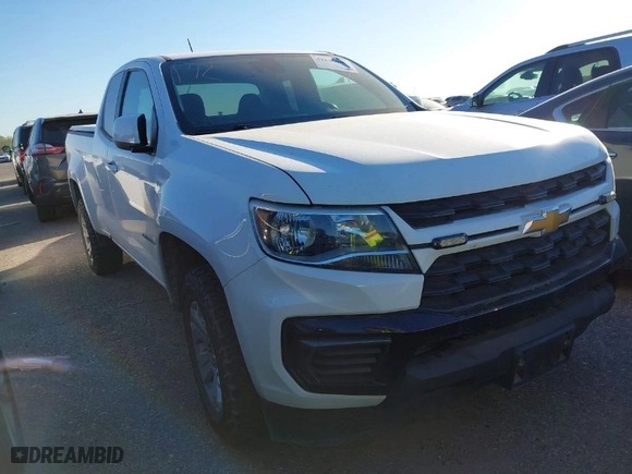 2021 Chevrolet Colorado 2WD LT with VIN 1GCHSCEA1M1241422, listed as a IAAI auction lot 41640963 with 52,566 mi miles. Bid and sale history available at carsss.com. Image 1.