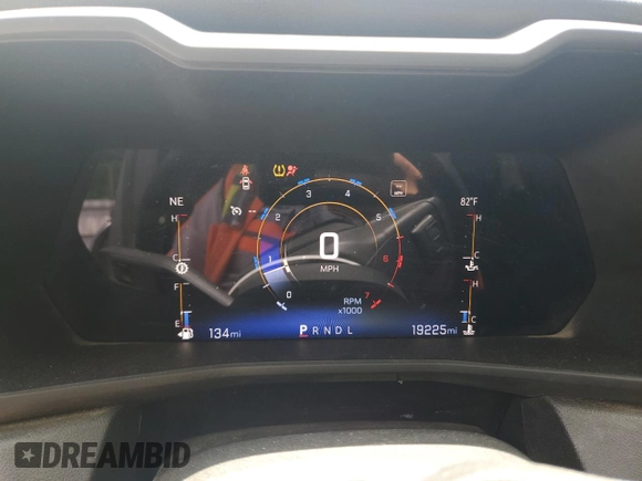 2023 Chevrolet Colorado 2WD Work Truck with VIN 1GCPSBEK1P1267893, listed as a Copart auction lot 56129665 with 19,225 mi miles and Salvage title. Bid and sale history available at DreamBid. Image 9.
