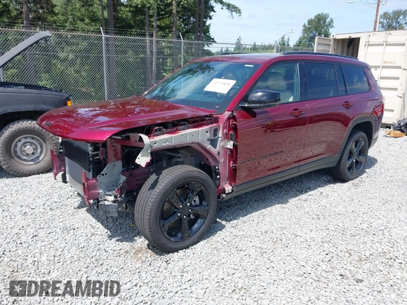 2024 Jeep Grand Cherokee Limited with VIN 1C4RJKBG3R8530486, listed as a IAAI auction lot 42373818 with 14,280 mi miles and . Bid and sale history available at DreamBid. Image 21.