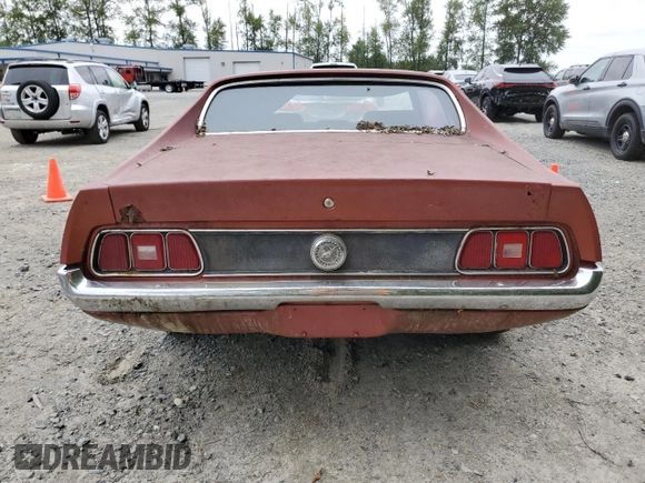 1971 Ford Mustang z VIN 1F01L171292, wystawiony jako Copart lot #64082595 z przebiegiem 8 812 mil mil oraz Czysty tytuł • Clean title. Historia ofert i sprzedaży dostępna na DreamBid. Obrazek 6.