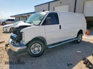 2024 Chevrolet Express Cargo with VIN 1GCWGAFP4R1269464, listed as a Copart auction lot 57891575 with Not provided miles and Clean title. Bid and sale history available at DreamBid. Image 1.