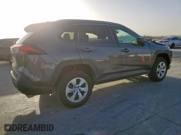 2019 Toyota RAV4 LE with VIN 2T3H1RFV3KW044273, listed as a Copart auction lot 49801745 with 104,512 mi miles and Salvage Title. Bid and sale history available at carsss.com. Image 3.