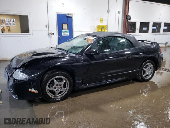 1998 Mitsubishi Eclipse GS-T with VIN 4A3AX55FXWE135912, listed as a Copart auction lot 68387784 with 125,458 mi miles and Salvage Title. Bid and sale history available at carsss.com. Image 1.