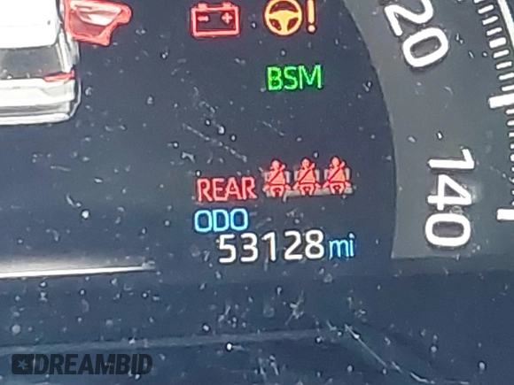 2023 Toyota RAV4 Hybrid LE with VIN JTMMWRFV2PD194525, listed as a IAAI auction lot 41706111 with 53,128 mi miles. Bid and sale history available at carsss.com. Image 16.
