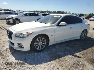 2017 Infiniti Q50 Premium z VIN JN1EV7AP5HM737908, wystawiony jako Copart lot #57037925 z przebiegiem 68 606 mil mil oraz Szkody całkowita. Historia ofert i sprzedaży dostępna na DreamBid. Obrazek 1.