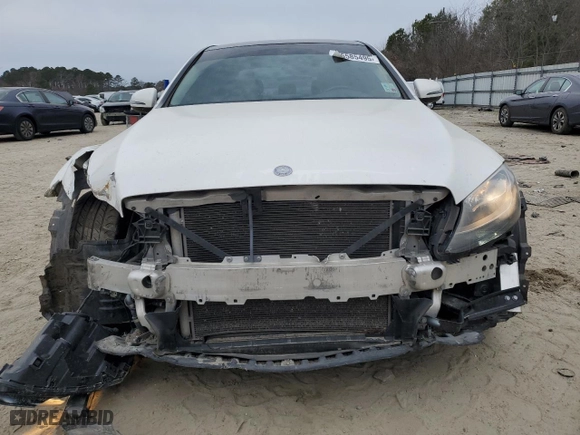 2017 Mercedes-Benz C-Class C 300 with VIN 55SWF4JB3HU221314, listed as a Copart auction lot 46585495 with 100,074 mi miles and Salvage Title. Bid and sale history available at carsss.com. Image 5.