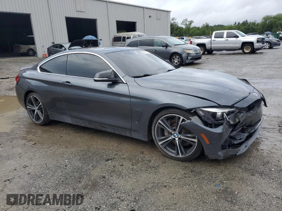 2019 BMW 4 Series 440i z VIN WBA4W7C58KAG53074, wystawiony jako Copart lot #54901475 z przebiegiem 56 521 mil mil oraz Szkoda całkowita • Salvage title. Historia ofert i sprzedaży dostępna na DreamBid. Obrazek 4.