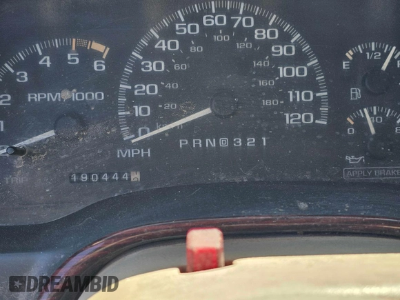 2000 Cadillac Escalade z VIN 1GYEK63R3YR218285, wystawiony jako Copart lot #82063084 z przebiegiem 190 444 mil mil oraz Czysty tytuł • Clean title. Historia ofert i sprzedaży dostępna na DreamBid. Obrazek 8.