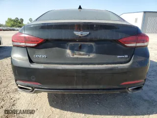 2015 Hyundai Genesis 3.8L with VIN KMHGN4JE9FU040978, listed as a Copart auction lot 52255145 with 158,043 mi miles and Salvage Title. Bid and sale history available at carsss.com. Image 6.