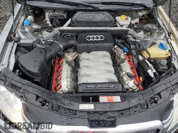 2008 Audi A8 L 4.2L with VIN WAUMV94E38N012703, listed as a Copart auction lot 86854604 with 132,363 mi miles and Salvage Title. Bid and sale history available at carsss.com. Image 11.
