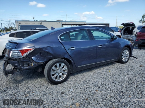 2013 Buick LaCrosse with VIN 1G4GA5ER6DF255587, listed as a Copart auction lot 51775185 with 57,572 mi miles and Salvage title. Bid and sale history available at DreamBid. Image 3.