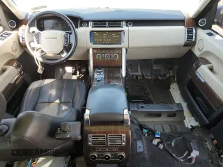 2017 Land Rover Range Rover with VIN SALGS2FE3HA359431, listed as a Copart auction lot 61728395 with 75,210 mi miles and Salvage title. Bid and sale history available at DreamBid. Image 8.